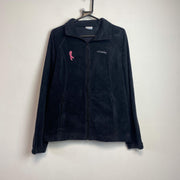 Black Columbia zip up Fleece Women's Large