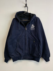 Navy Dri Duck Workwear Jacket Men's Large