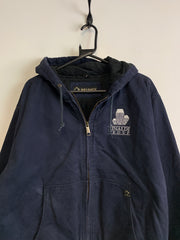 Navy Dri Duck Workwear Jacket Men's Large