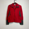 Red Columbia zip up Fleece Women's Medium