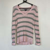 Pink Grey Tommy Hilfiger Knit Sweater Jumper Womens Medium