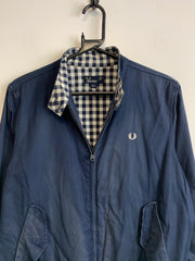 Navy Fred Perry Harrington Jacket Women's Large