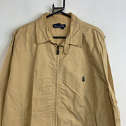 Beige Nautica Harrington Jacket Men's Large