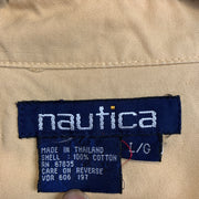 Beige Nautica Harrington Jacket Men's Large