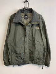 Khaki Green North Face Raincoat Men's Medium