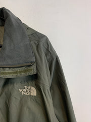 Khaki Green North Face Raincoat Men's Medium