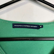 Green Ralph Lauren Sport Knit Jumper Sweater Womens Medium