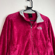 Hot Pink North Face Sherpa Fleece Women's Medium