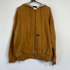 Dickies Brown Heavy Hoodie Jacket Vintage Large
