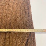 Brown Cable Knit Sweater Medium