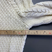 Beige Lauren Ralph Lauren Turtleneck Knit Sweater Jumper Womens Small