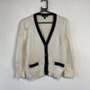 White Lauren Ralph Lauren Cardigan Knit Sweater Jumper Womens Large