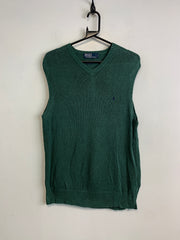 Green Polo Ralph Lauren Knitwear Vest Men's Medium