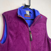 Purple L.L.Bean Fleece Gilet Women's M/L