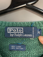 Green Polo Ralph Lauren Knitwear Vest Men's Medium