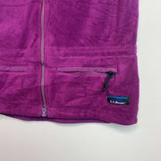 Purple L.L.Bean Fleece Gilet Women's M/L