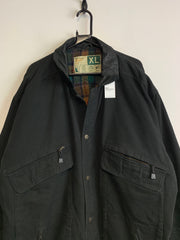 Black Workwear Jacket Men's XL