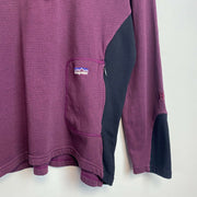 Dark Purple Patagonia Quarter zip up Track Top Women's Medium