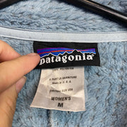 Blue Patagonia zip up Sherpa Fleece Women's Medium