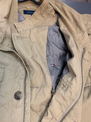 Beige Tommy Hilfiger Utility Jacket Men's XL