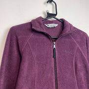 Purple Columbia zip up Fleece Women's Small