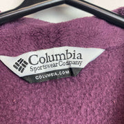 Purple Columbia zip up Fleece Women's Small