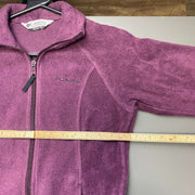 Purple Columbia zip up Fleece Women's Small