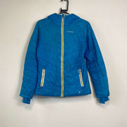 Blue Columbia Light Puffer Jacket Womens Small