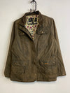 Brown Barbour Wax Jacket Women's XL