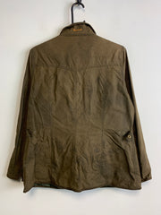 Brown Barbour Wax Jacket Women's XL