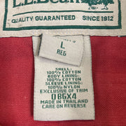 Red L.L Bean Chore Field Jacket Womens Large