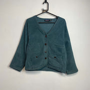 Dark Blue Patagonia Button up Fleece Women's XS