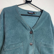 Dark Blue Patagonia Button up Fleece Women's XS