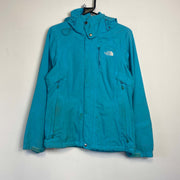 Blue North Face Raincoat Jacket Women's Small