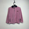 Vintage 90s Pink Nike zip up Fleece Women's Medium