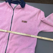 Vintage 90s Pink Nike zip up Fleece Women's Medium