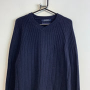 Navy Tommy Hilfiger Knitwear Sweater Women's Large