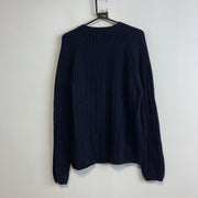 Navy Tommy Hilfiger Knitwear Sweater Women's Large