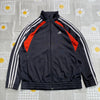 Y2K Black Adidas Track Jacket Men's Small