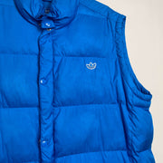 Blue Adidas Puffer Jacket Originals Gilet XL