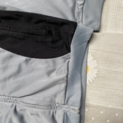Y2k Grey and Black Adidas Track Jacket Women's Medium
