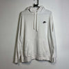 White Nike Pullover Hoodie Large