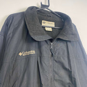 Black Columbia Fleece Lined Jacket Mens XL