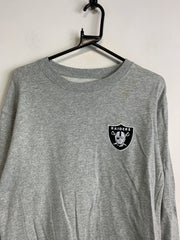 Grey NFL Raiders Sweatshirt Men's XXS