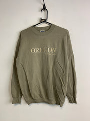 Khaki Gildan Sweatshirt Women's Medium