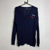 Navy Polo Ralph Lauren Cable Knitwear Sweater Womens Medium