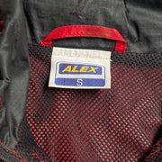 Black and Red Alex Windbreaker Vest Men's Small