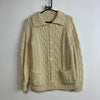 Cream Chunky Knit Sweater Women's Medium