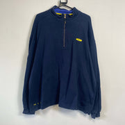 Vintage 90s Navy Nike Quarter Zip Sweatshirt XL