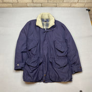 Vintage 90s Navy Nautica Winter Jacket Men's Large